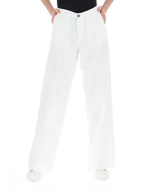 40weft claris -30% pantaloni donna beige | Sorelle Ramonda
