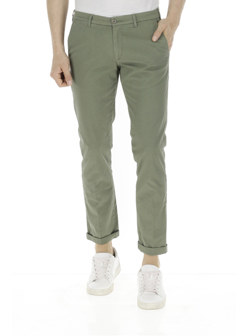 40weft lenny -10% pantaloni uomo verde | Sorelle Ramonda
