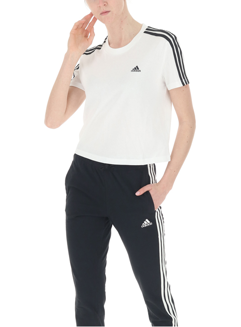 T shirt Adidas Originals da donna bianca/nero | ScuderiStore