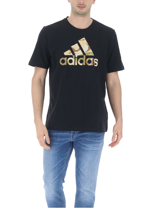 Adidas gk9636 t-shirt men black 227300272064 | Sorelle Ramonda