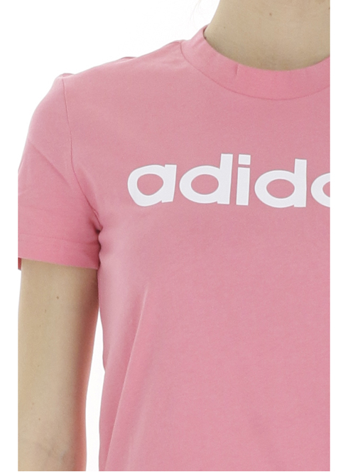 adidas LOUNGEWEAR Essentials Slim Logo Tee - Pink | adidas Deutschland