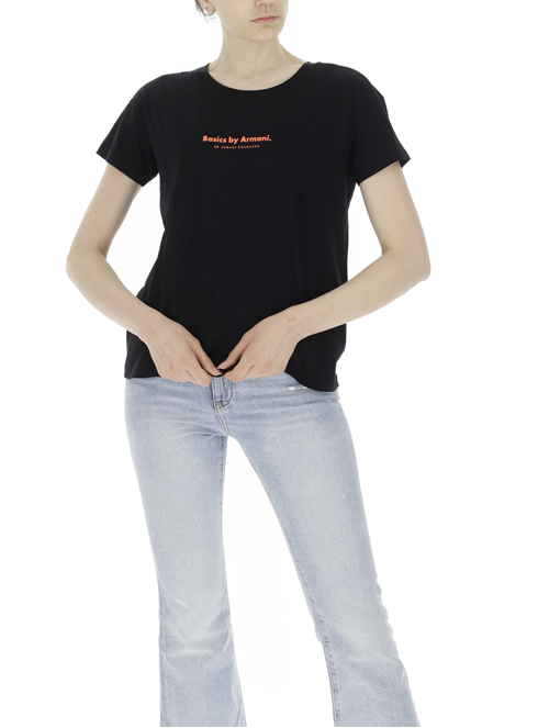 Armani Exchange 3lyt10 -10% t-shirt donna nero | Sorelle Ramonda