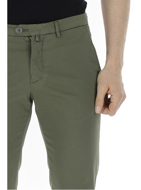 B Settecento mh700 -10% pantaloni uomo verde | Sorelle Ramonda