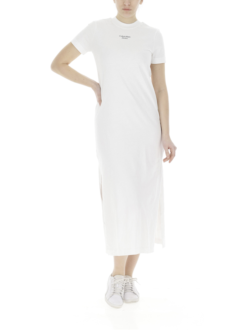Calvin Klein stacked logo -10% abiti donna bianco | Sorelle Ramonda