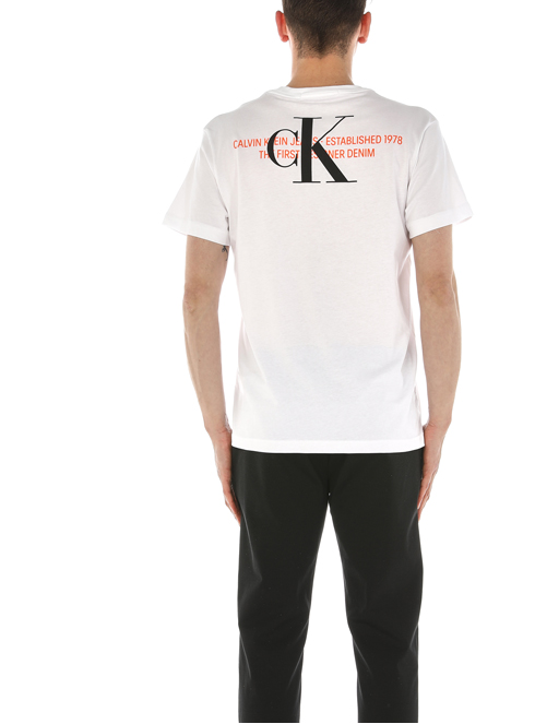 Calvin Klein ck urban grap -10% t-shirt and polo men white | Sorelle Ramonda