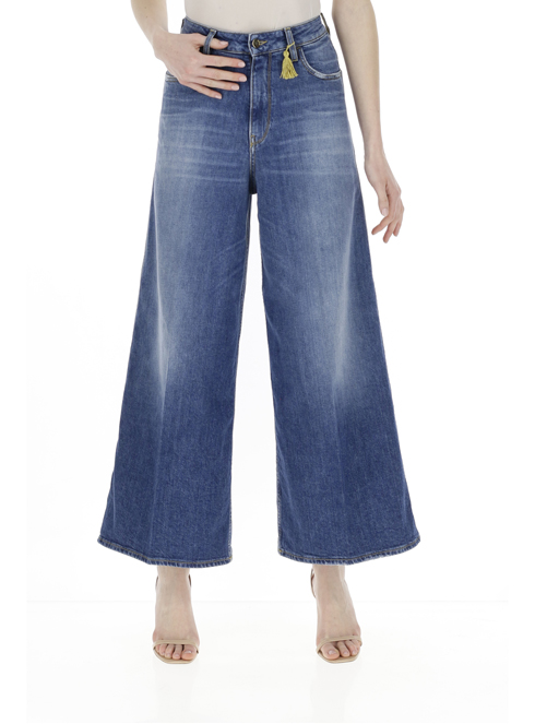 Cycle 322p566 -10% pantaloni donna blu 227500370359 | Sorelle Ramonda