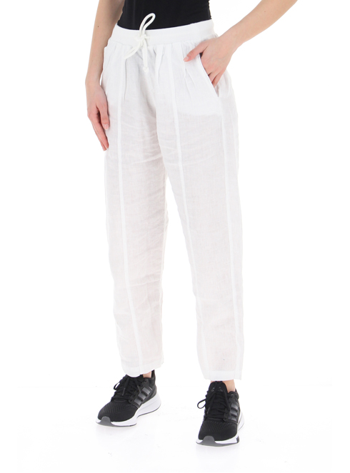 Deha d63085 -10% pantaloni donna bianco 227500044160 | Sorelle Ramonda