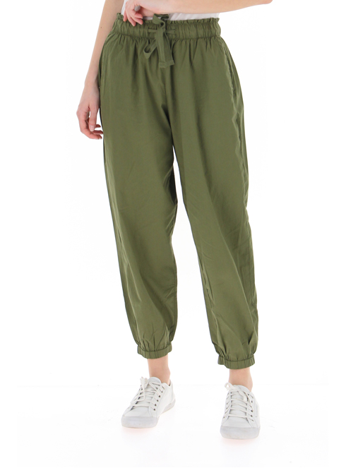 Deha d63056 -10% pantaloni donna verde 227500044481 | Sorelle Ramonda