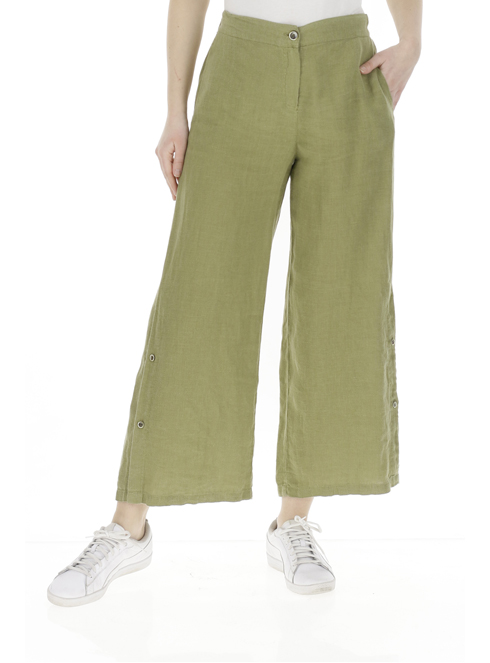 Diana Gallesi p009r103602n -10% pantaloni donna verde 227500425427 |  Sorelle Ramonda