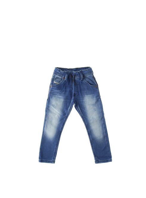 Diesel krooley-ne-j -30% pantaloni bambino blu | Sorelle Ramonda