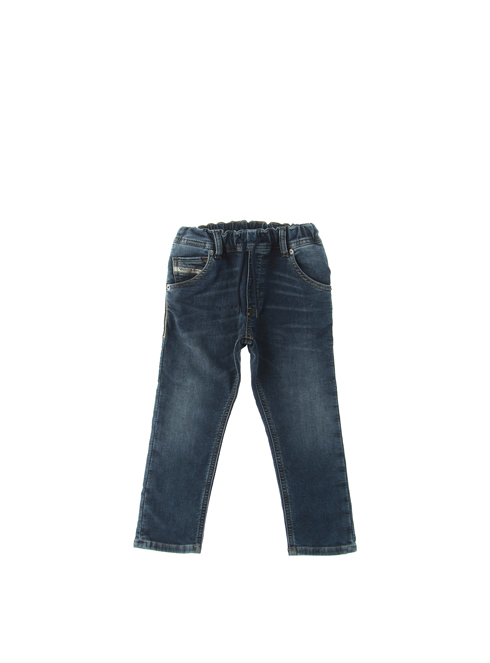 Diesel krooley-ne-j -10% pantaloni bambino blu | Sorelle Ramonda