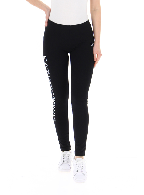 Emporio Armani Pantaloni Tessuto Lavorato Blu Donna