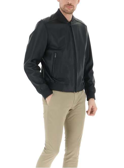 Hugo Boss malban capi in pelle uomo nero | Sorelle Ramonda