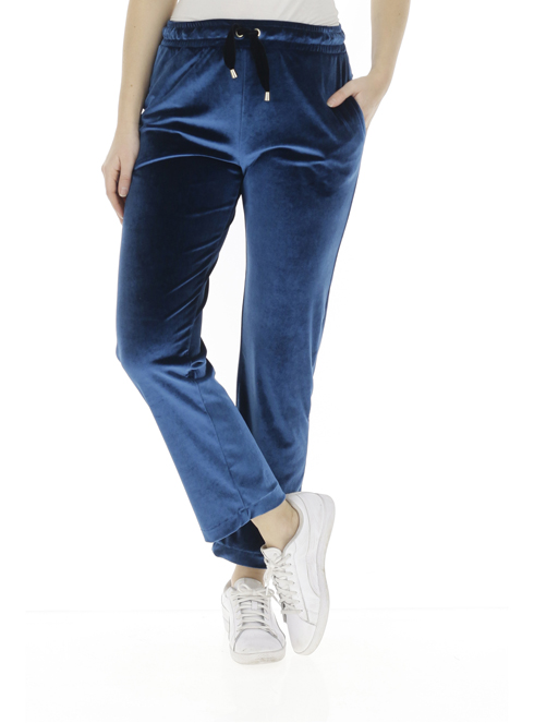 Kocca serenella -50% pantaloni donna blu | Sorelle Ramonda