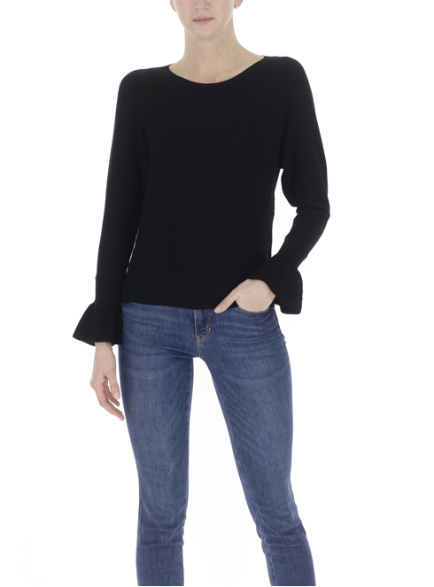 Liu Jo 8f1024 -50% maglie donna nero | Sorelle Ramonda