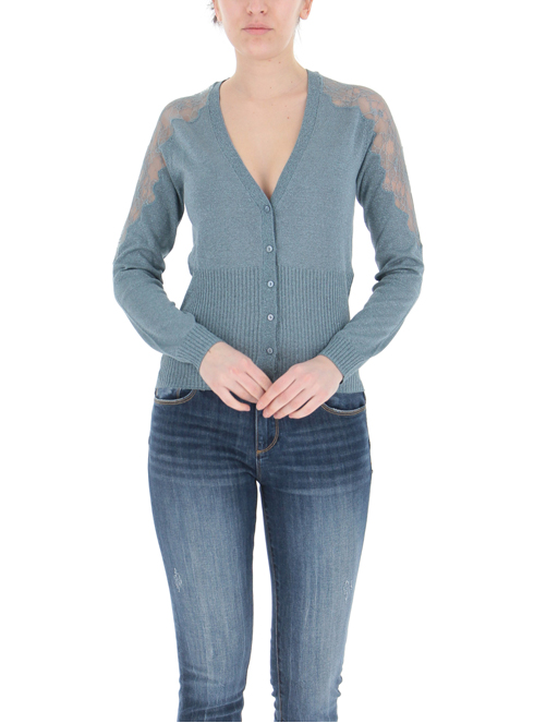 Liu Jo Ma1132 Knitwear Women Light Blue Sorelle Ramonda Liu Jo Ma1132 Knitwear Women Light Blue Sorelle Ramonda