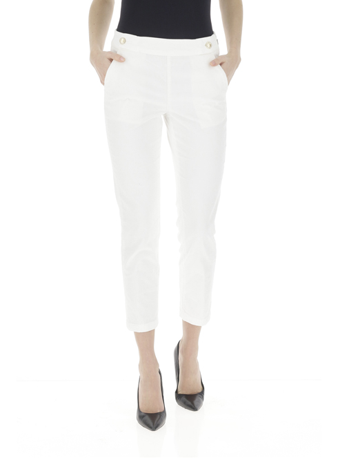 Liu Jo wf1336 -50% pantaloni donna beige | Sorelle Ramonda
