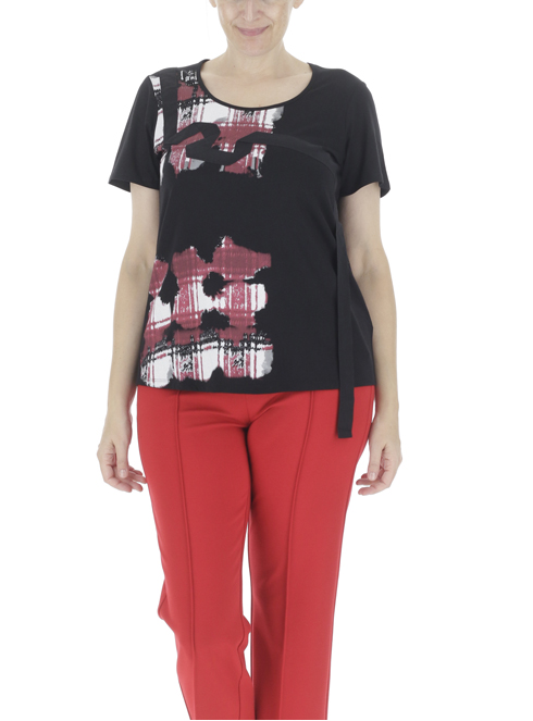 Marina Rinaldi vaglie -50% t-shirt donna nero | Sorelle Ramonda