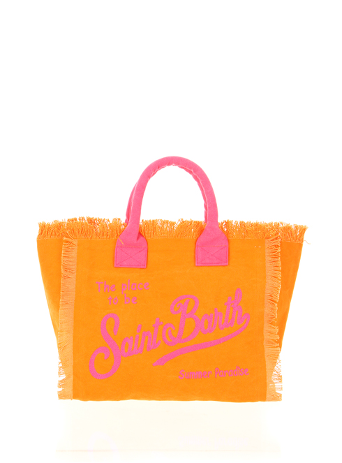 Mc2 Saint Barth - Borsa In Canvas Bicolore - annameglio.com shop online