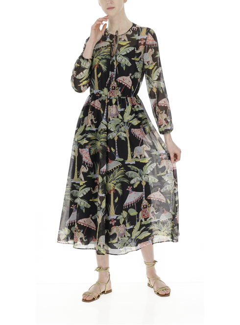 Red Valentino xr0vab246ew -10% abiti donna multicolor 227500291284 |  Sorelle Ramonda