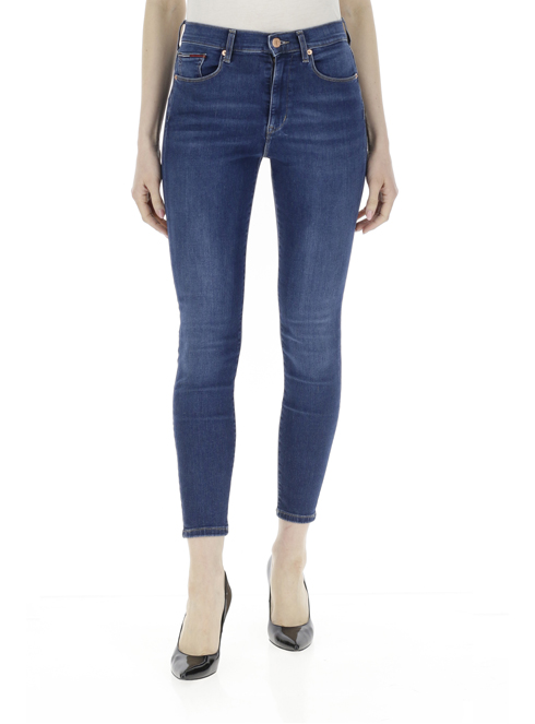 Tommy Hilfiger sylvia hr spr -10% pantaloni donna blu | Sorelle Ramonda