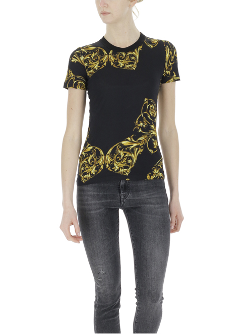 Versace Jeans hah608 t-shirt donna nero | Sorelle Ramonda
