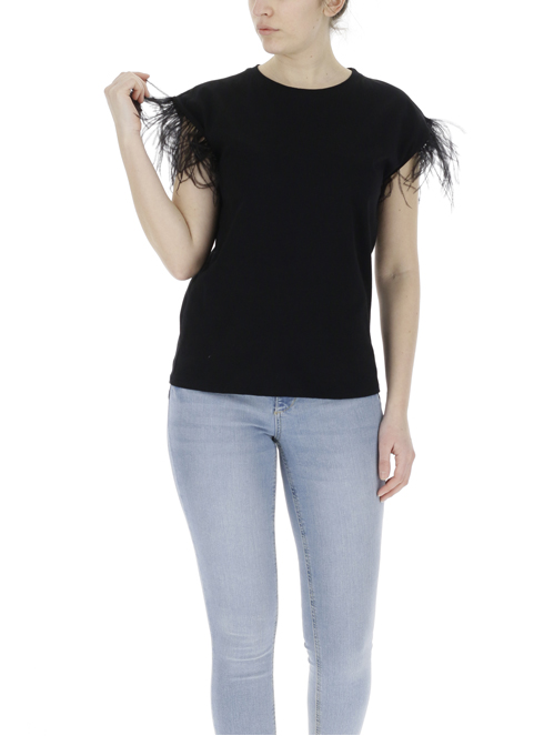 Vicolo uy0044 -10% t-shirt donna nero 227500481276 | Sorelle Ramonda